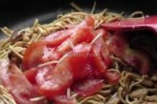 肉丝炒豆腐丝的做法图解5