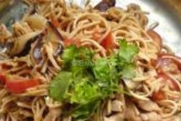 肉丝炒豆腐丝的做法图解6