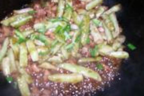 干煸四季豆的做法图解8