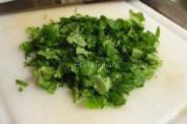 咸肉香菜豆腐汤的做法图解4