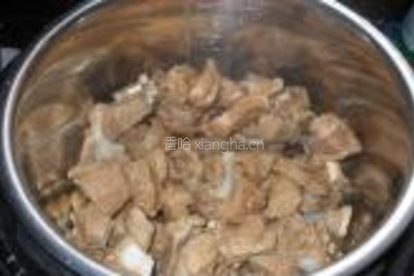 豆角干焖猪软骨的做法图解8