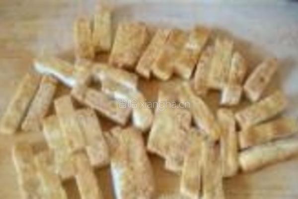 香菜炒豆腐的做法图解5