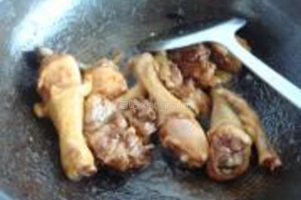 山药焖鸡腿的做法图解6