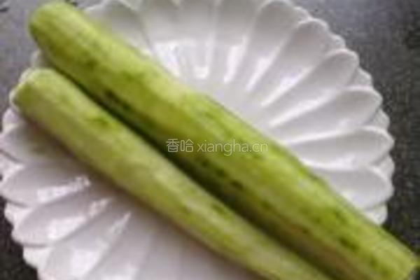 八角瓜炒蛋的做法图解2