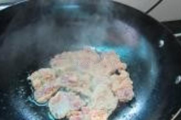 香煎米粉五花肉的做法图解4