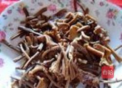 茶树菇烧肉的做法图解1