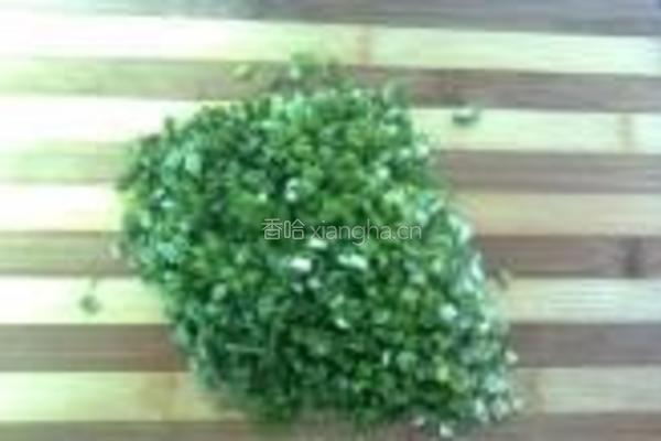 野葱蛋饼的做法图解2