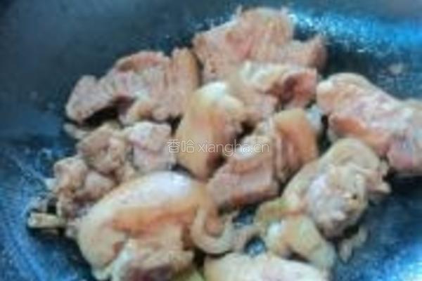 黑豆豉蒸猪蹄的做法图解5