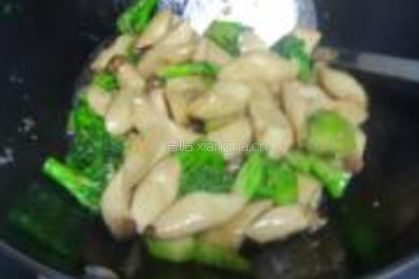 蚝皇兰花鸡腿菇的做法图解12