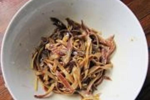 鹰嘴豆鱿鱼丝小炒的做法图解8