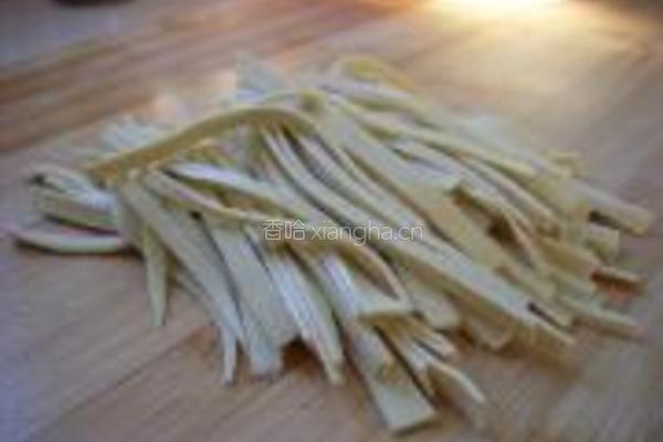 三色豆腐皮的做法图解4