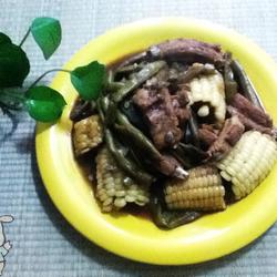 排骨豆角炖玉米的做法[图]