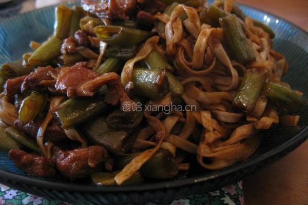 豆角焖面