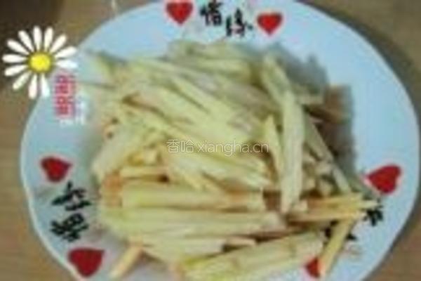 醋溜土豆丝的做法图解2
