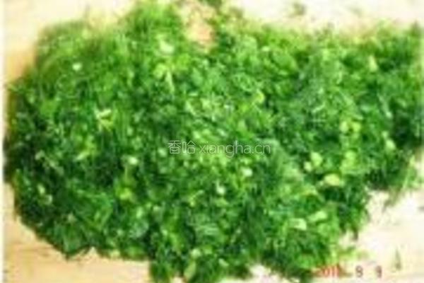 甜茴香芝麻小煎饼的做法图解1