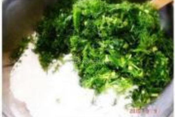 甜茴香芝麻小煎饼的做法图解4