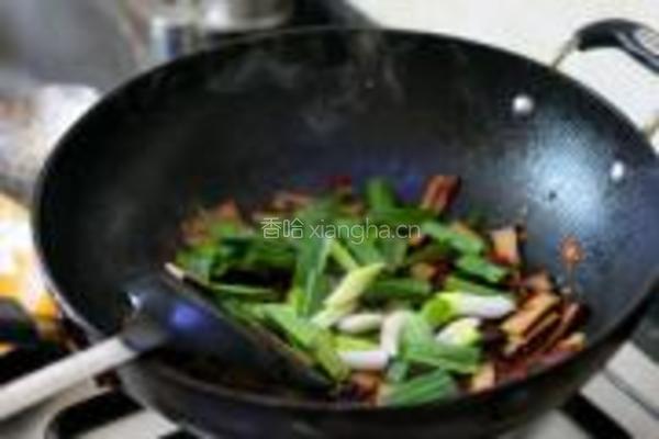 柴火香干炒薰肉的做法图解6