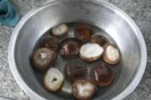 海米香菇扒油菜的做法图解5