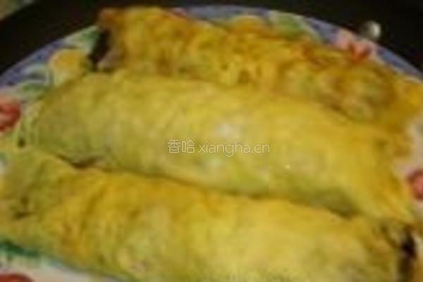 蛋皮紫菜如意卷的做法图解12