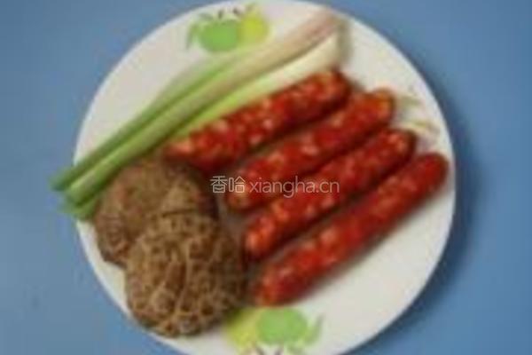 麦香腊味糯米包的做法图解2