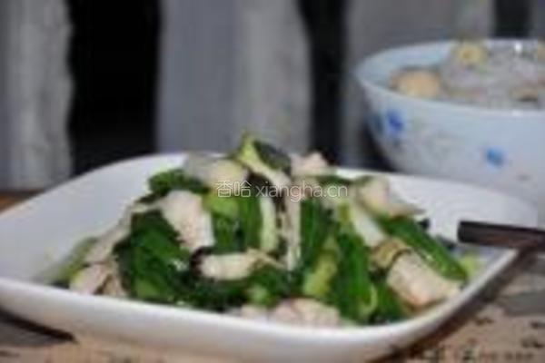 大蒜炒黑鱼片的做法图解9