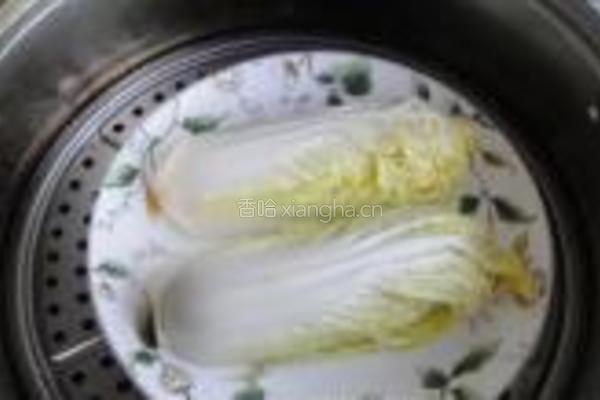 清蒸娃娃菜的做法图解4