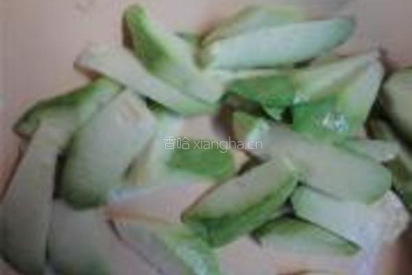 嫩倭瓜烧豆丹的做法图解2