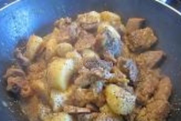 咖喱牛腩焖土豆的做法图解11
