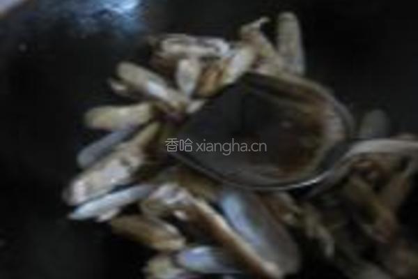 葱油蛏子的做法图解4