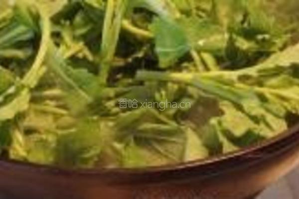 炝炒白油菜尖的做法图解4