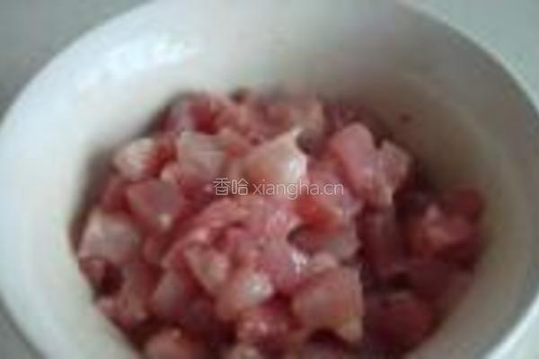 酸豇豆炒肉丁的做法图解3