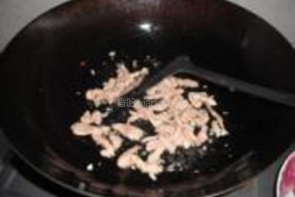 黄豆酱甜椒扁豆角炒肉的做法图解6