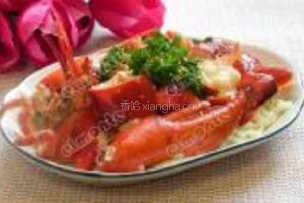 上汤龙虾烩面的做法图解16