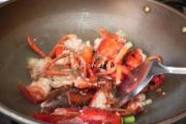 上汤龙虾烩面的做法图解9
