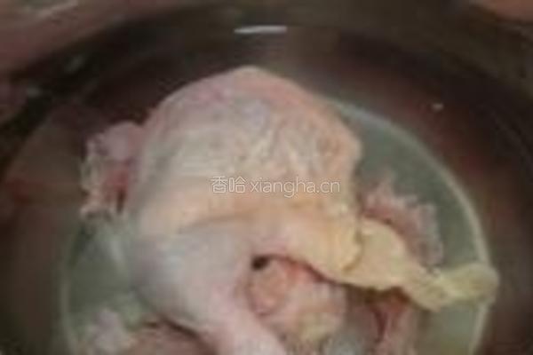 香菇炖鸡腿的做法图解3