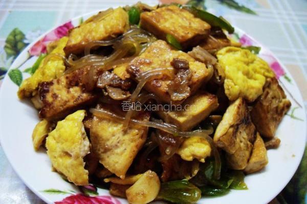 杂炒豆腐