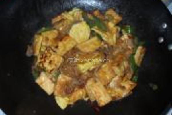 杂炒豆腐的做法图解8