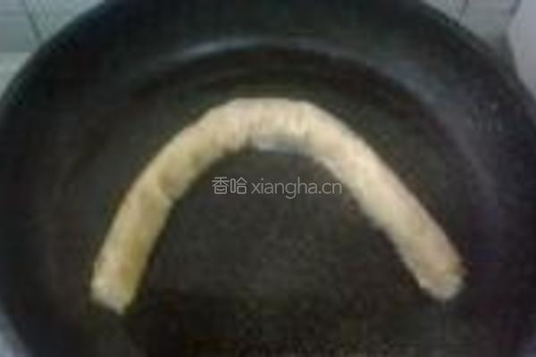 小青菜炒皮卷的做法图解6