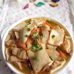 肉烩豆腐片的做法[图]