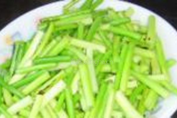 蒜苗炒鳝丝的做法图解8