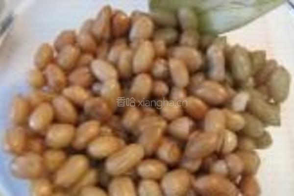 腐竹黄瓜清拌花生米的做法图解9