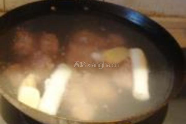红焖牛舌尾的做法图解1