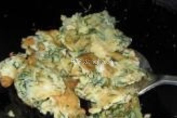 野葱虾皮炒蛋的做法图解11