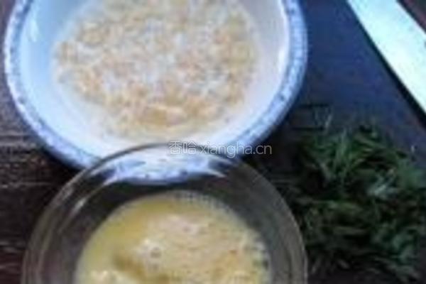 野葱虾皮炒蛋的做法图解2