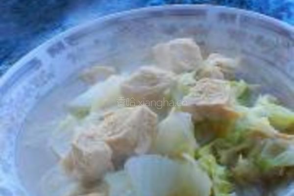 白菜炖冻豆腐的做法图解10