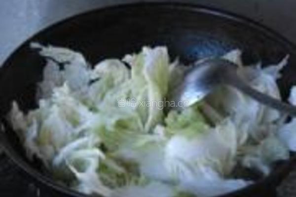 白菜炖冻豆腐的做法图解4