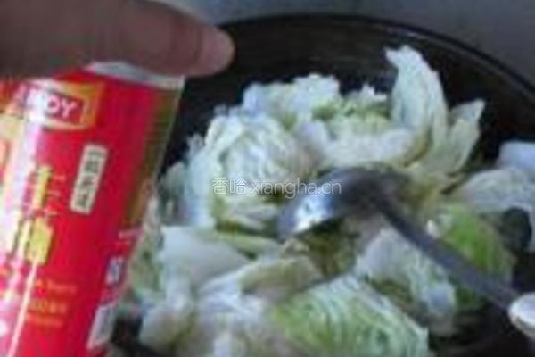 白菜炖冻豆腐的做法图解5