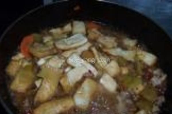 香辣肉末烧豆腐的做法图解9
