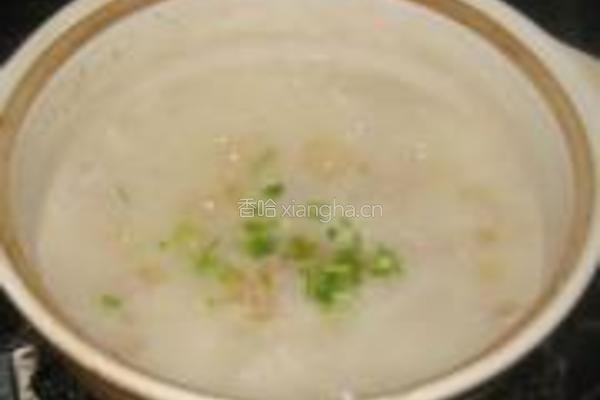金银花瘦肉粥的做法图解7