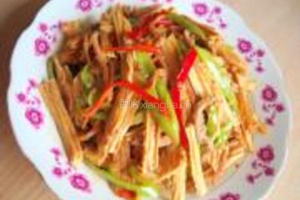 豆瓣腐竹鱿鱼丝的做法图解10